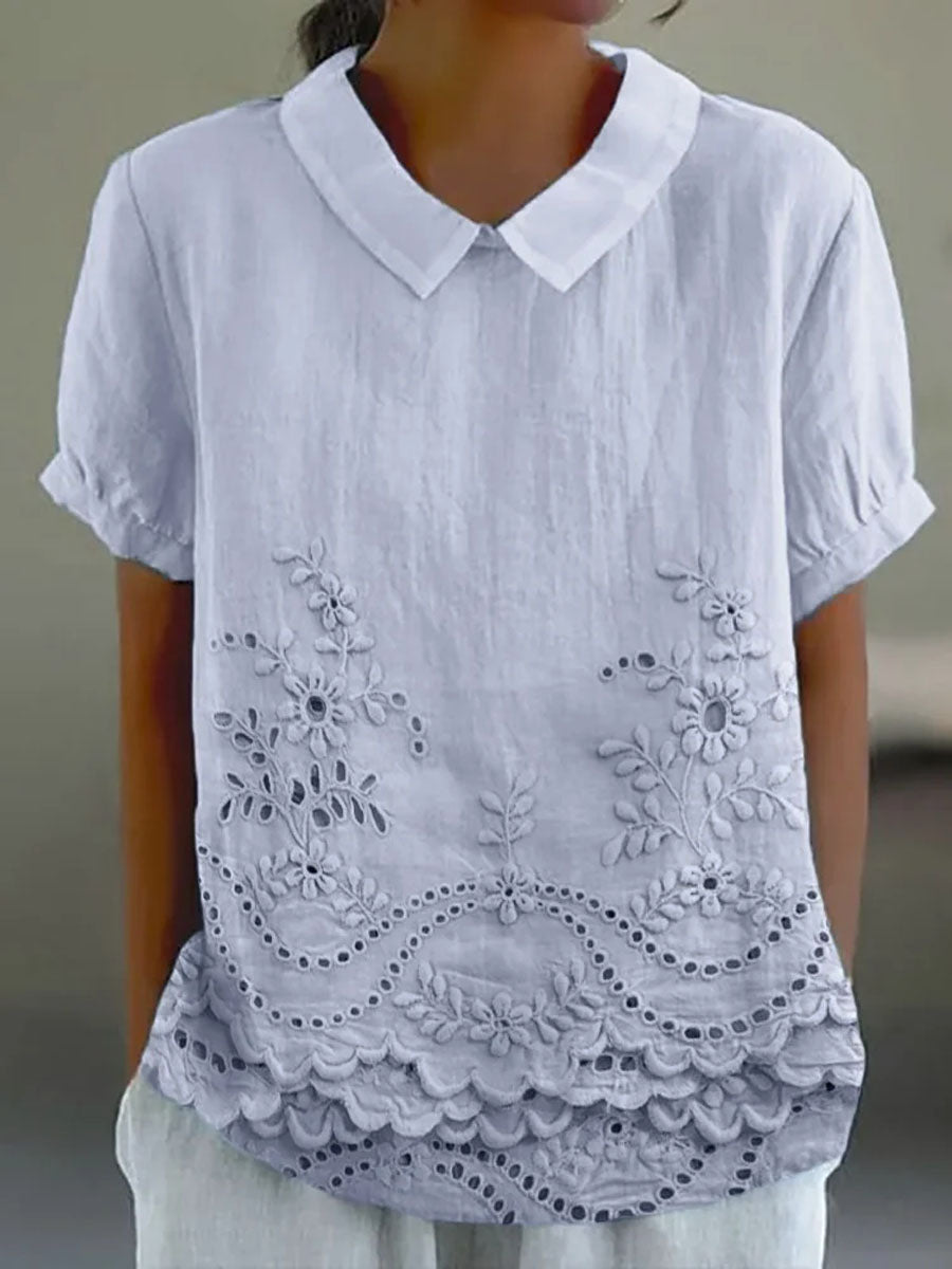 Lily™ Floral Embroidered Shirt