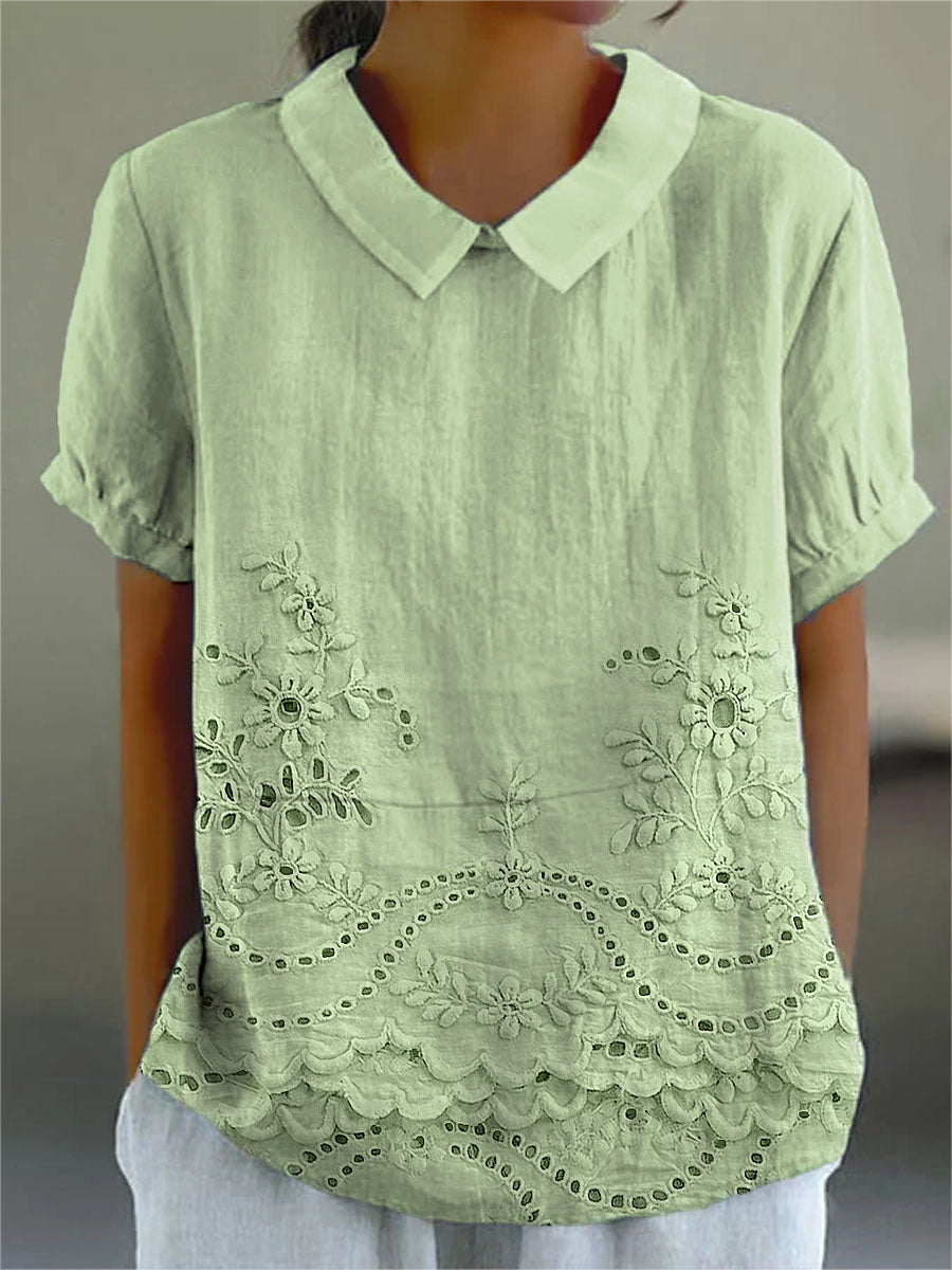 Lily™ Floral Embroidered Shirt
