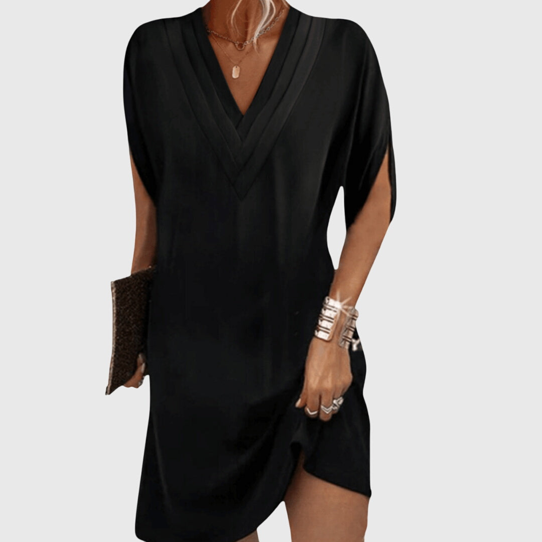 Anita | Elegant and Deep-Cut Dress