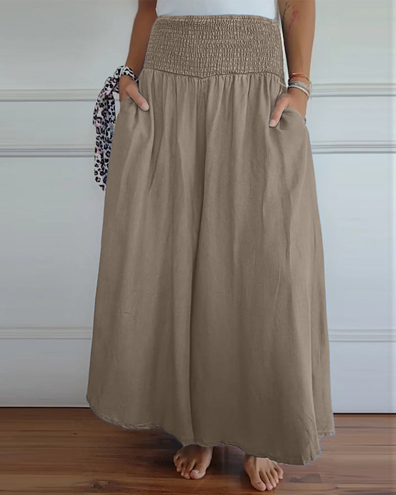 Reina™ Comfy Wide-Leg Trousers