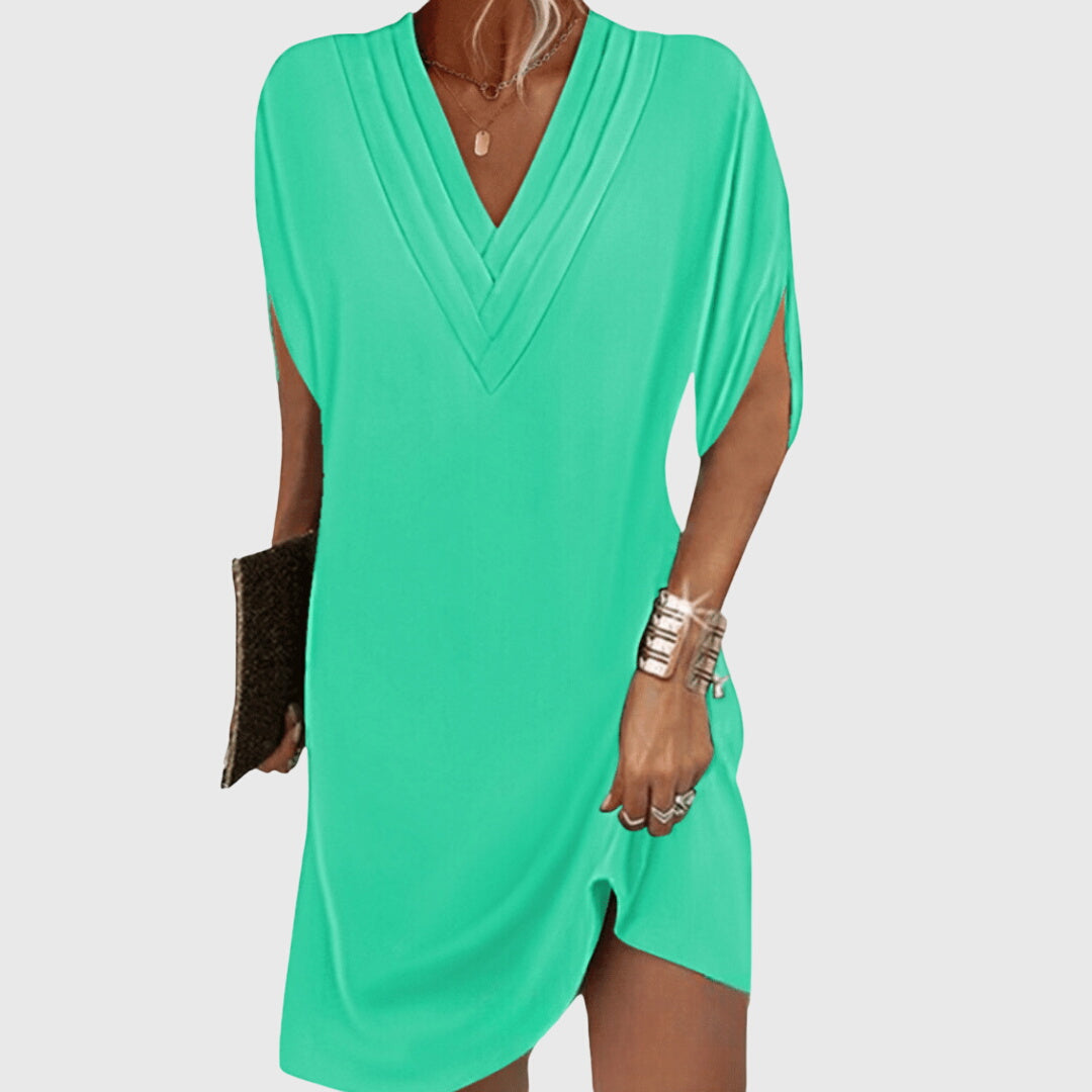Anita | Elegant and Deep-Cut Dress