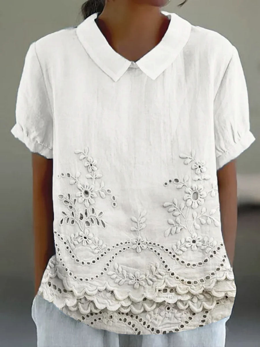 Lily™ Floral Embroidered Shirt