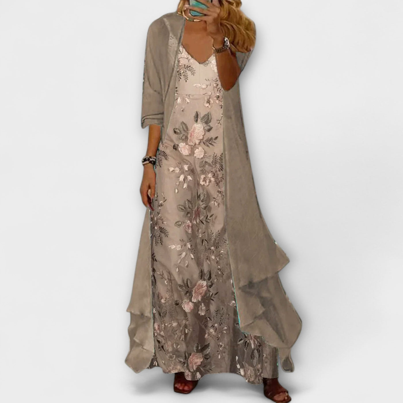 Bryleigh | Elegant Maxi Dress Two-Piece
