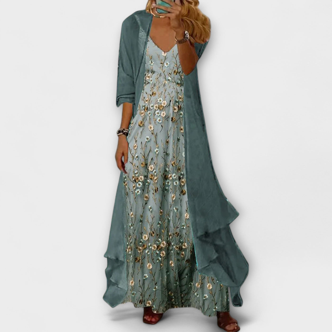 Bryleigh | Elegant Maxi Dress Two-Piece