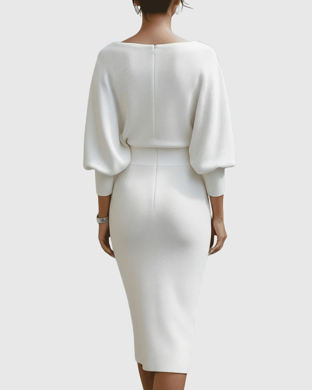 Ismeria | Draped Midi Dress