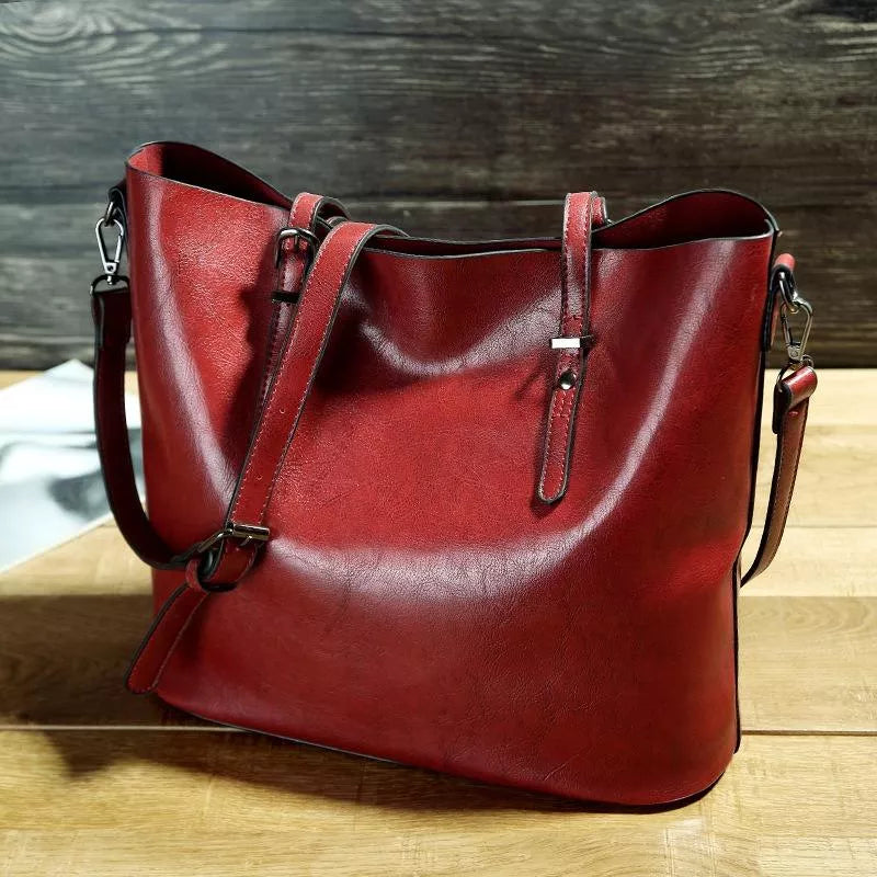 Nicole™ Vintage Leather Crossbody Bag