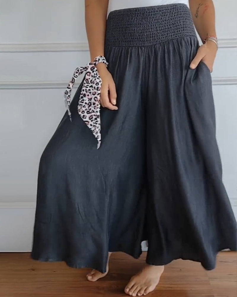 Reina™ Comfy Wide-Leg Trousers