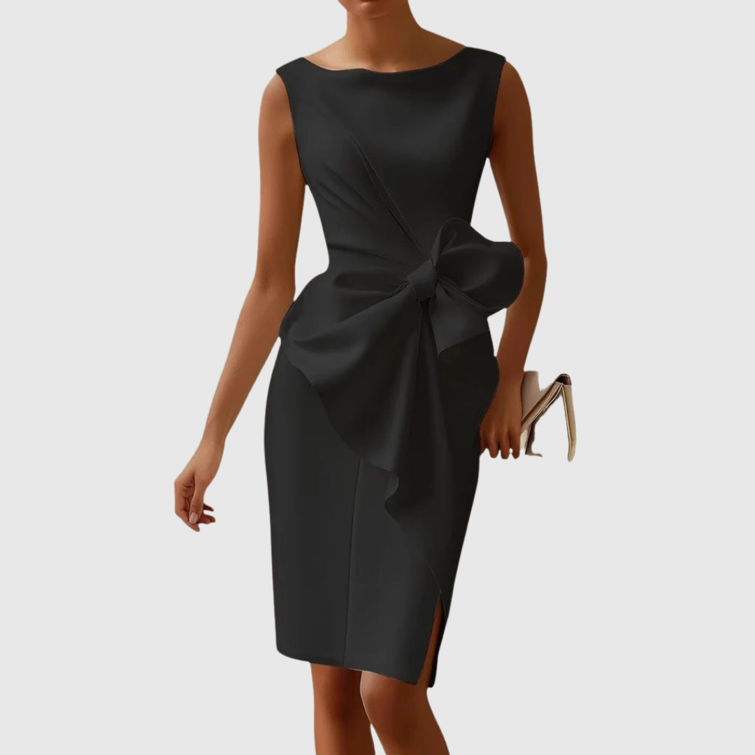 Ainsley | Elegant sleeveless midi dress