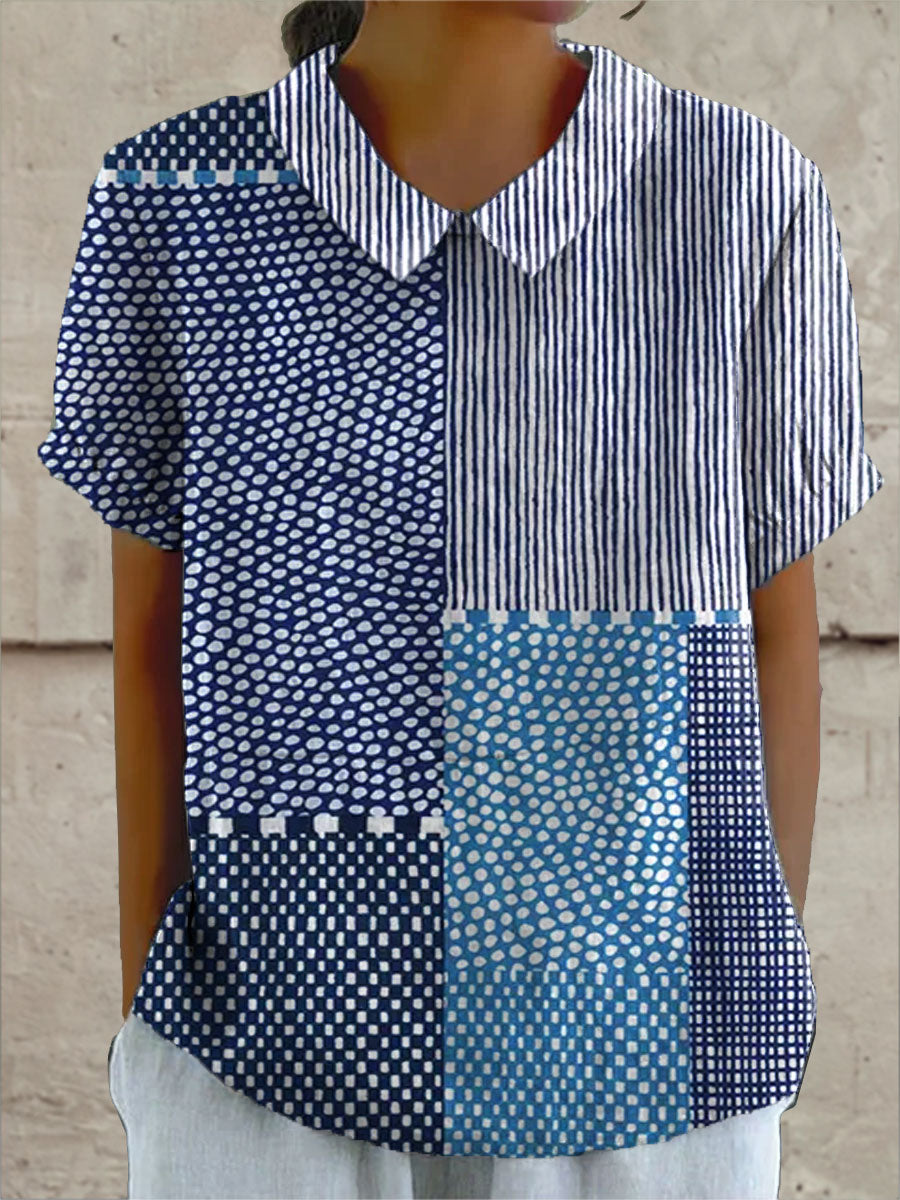 Ella™ Patchwork Print Shirt