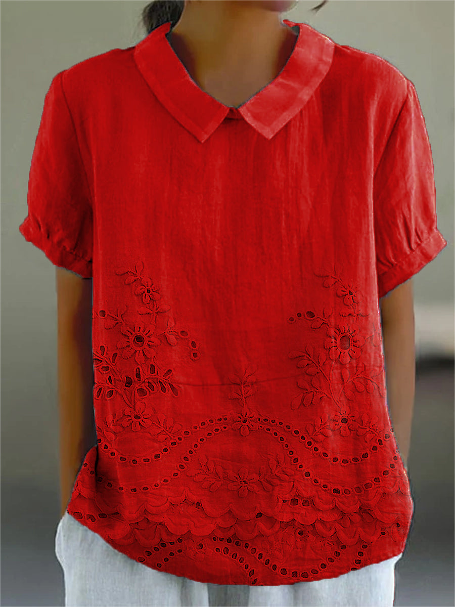 Lily™ Floral Embroidered Shirt
