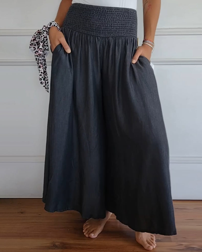 Reina™ Comfy Wide-Leg Trousers