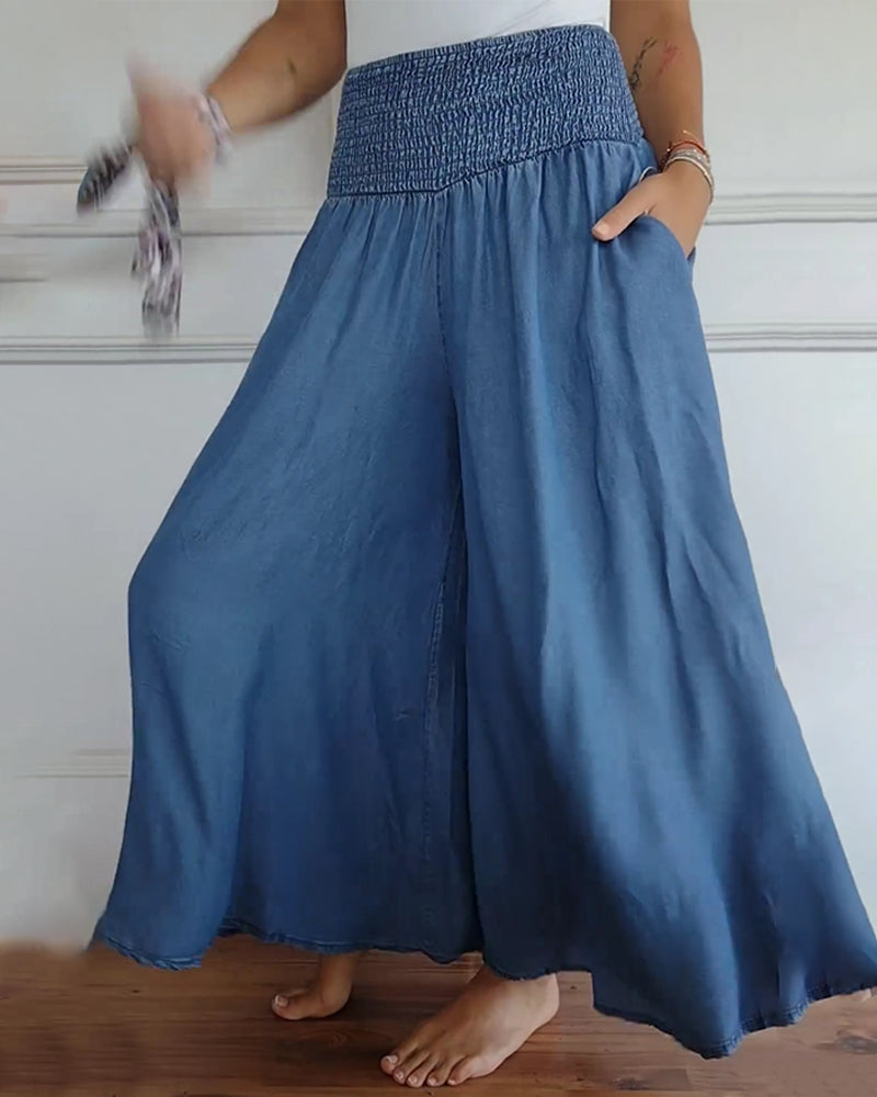 Reina™ Comfy Wide-Leg Trousers