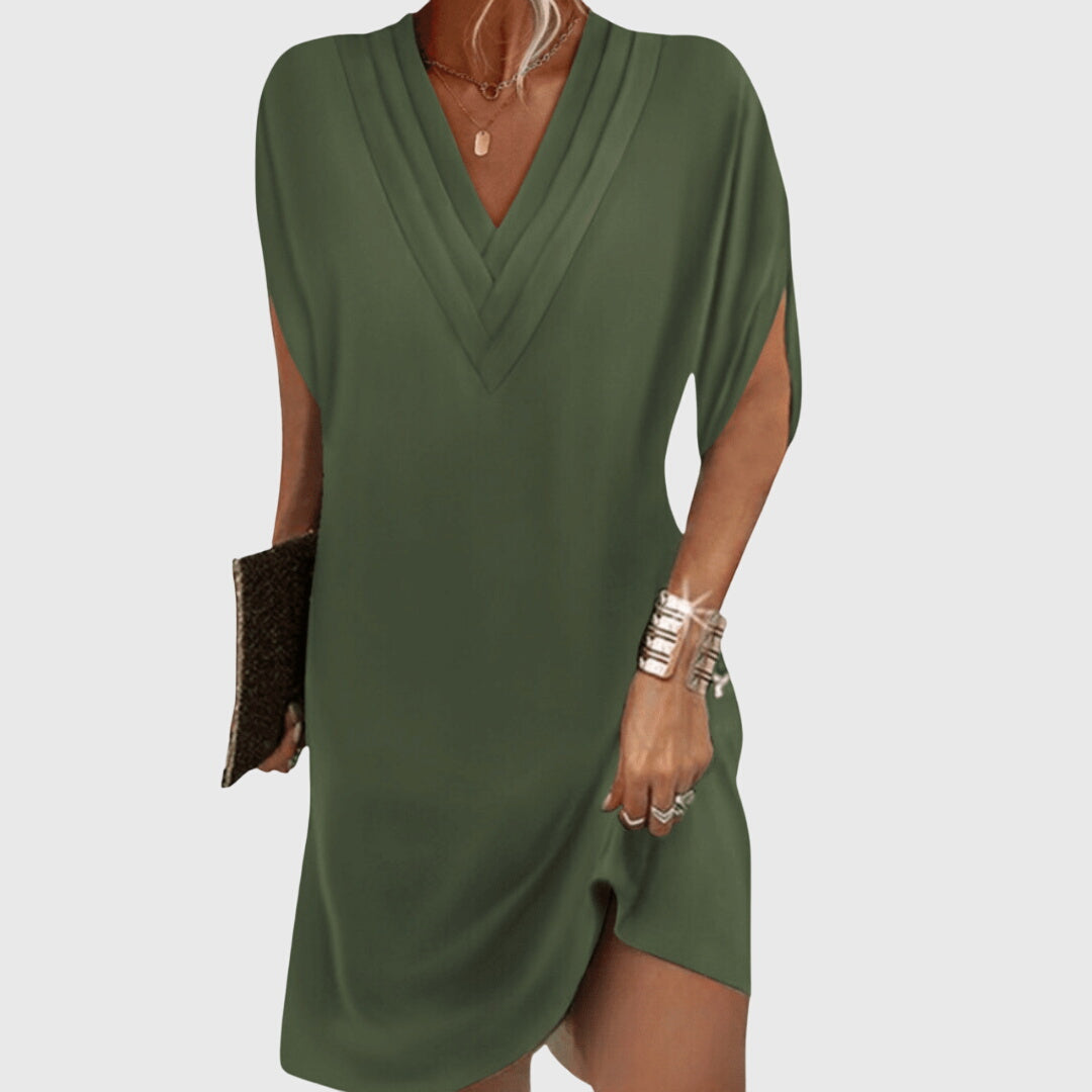 Anita | Elegant and Deep-Cut Dress