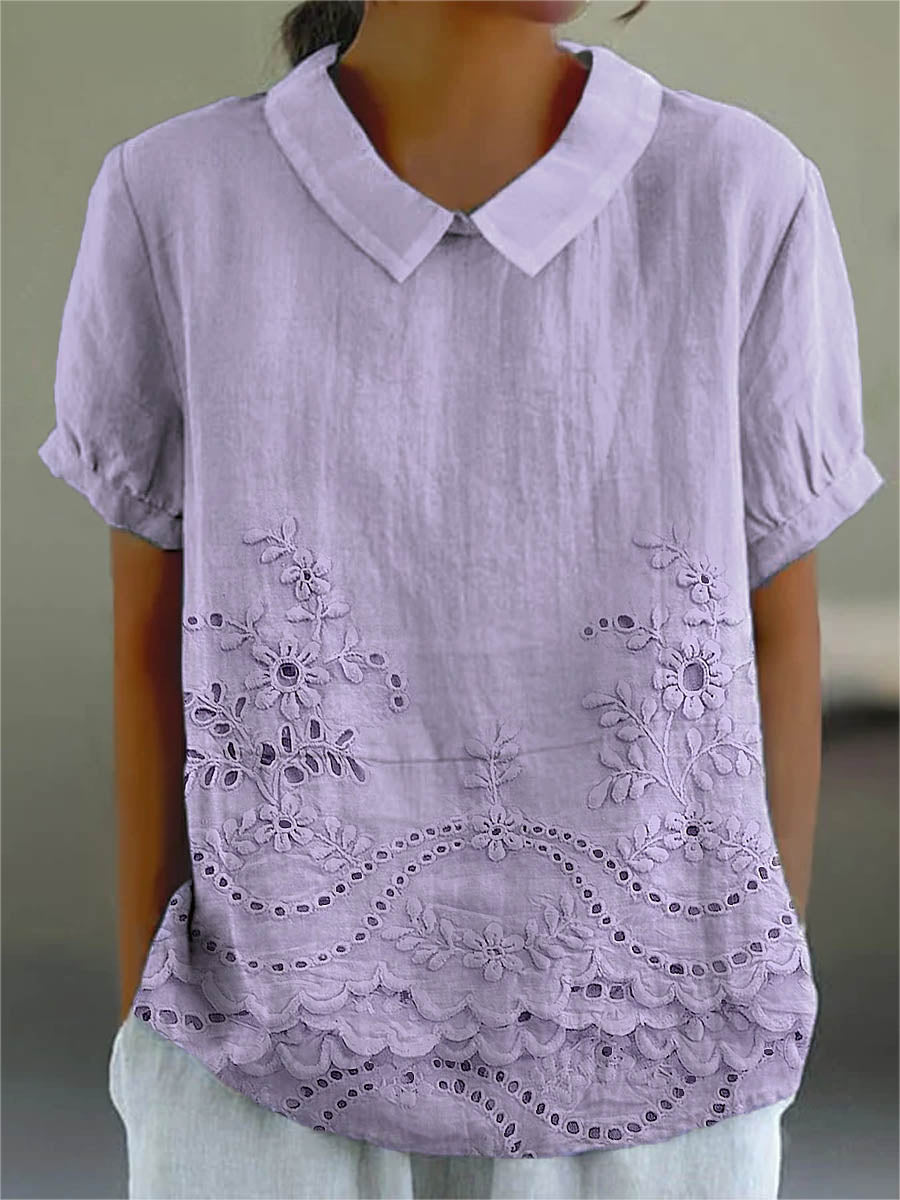 Lily™ Floral Embroidered Shirt
