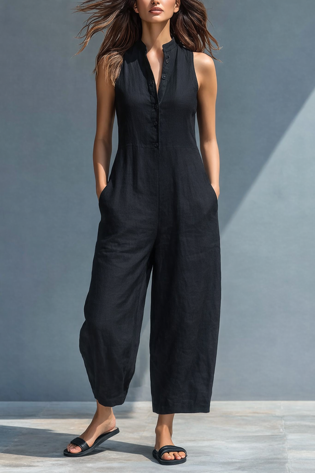 Lotte™ Sleeveless Relaxed Jumpsuit