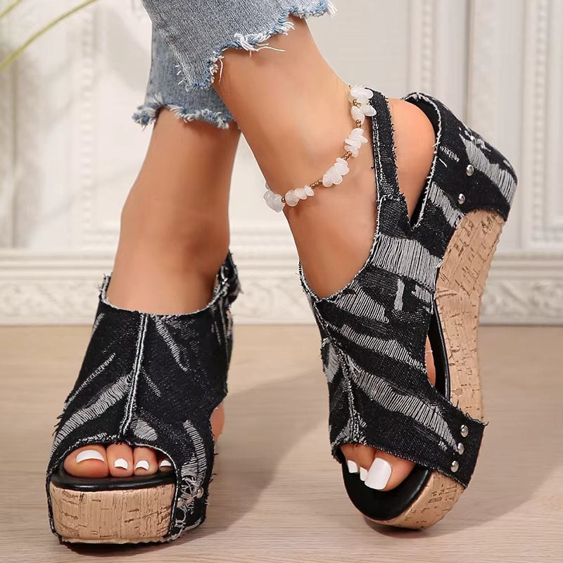 Deni™ Wedge Sandals