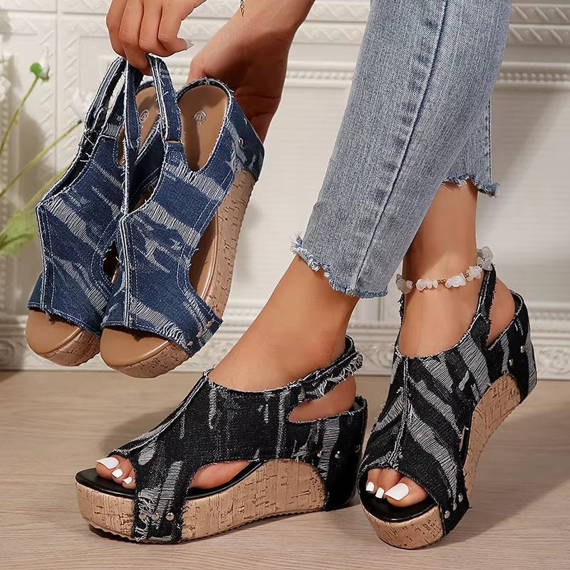 Deni™ Wedge Sandals