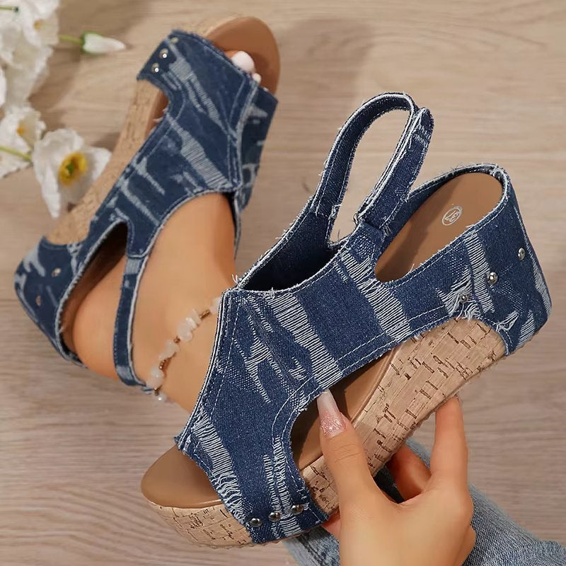 Deni™ Wedge Sandals