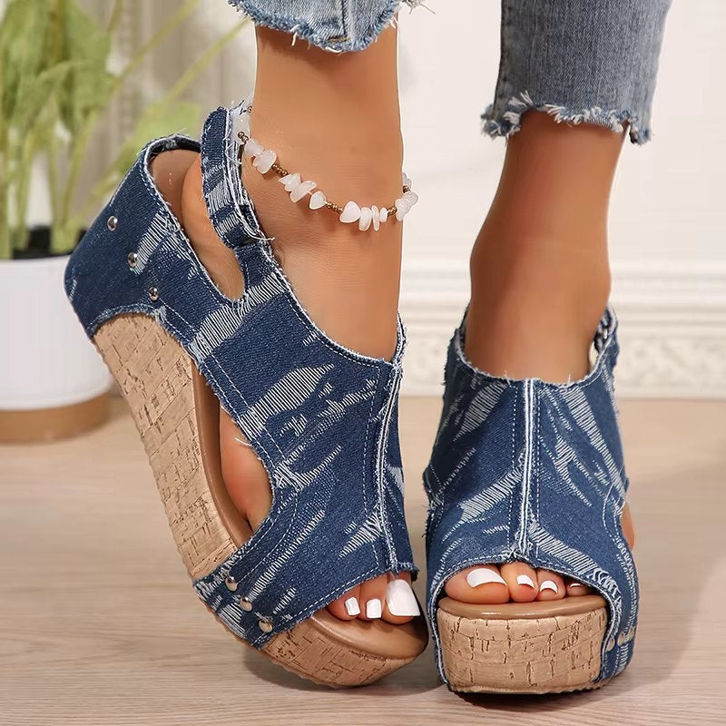 Deni™ Wedge Sandals