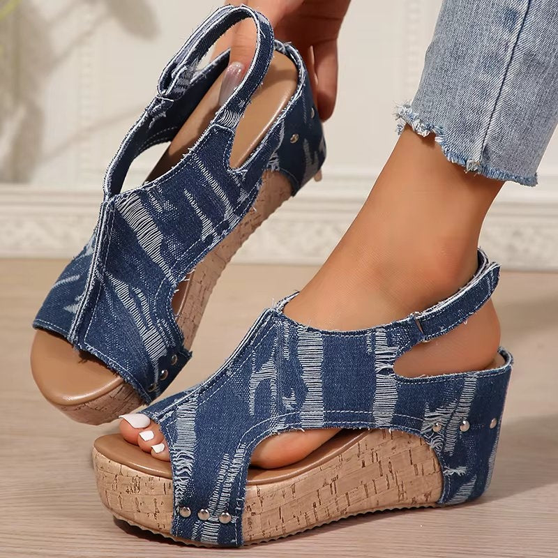 Deni™ Wedge Sandals