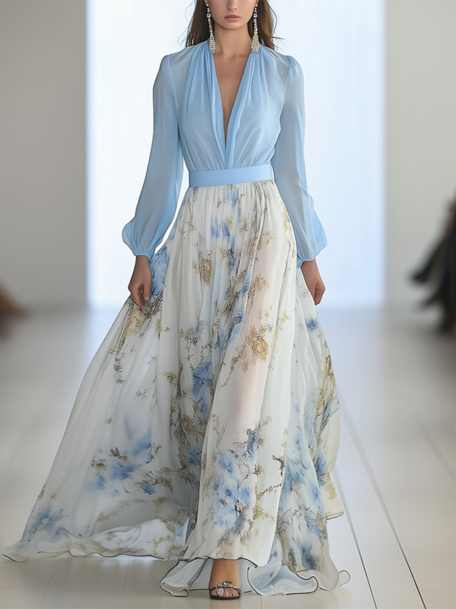 Harper | Beautiful Maxi Dress with Floral Print