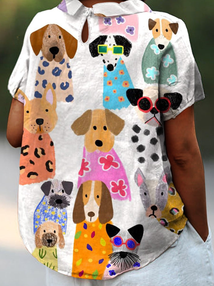 Tilly™ Dog Print Shirt