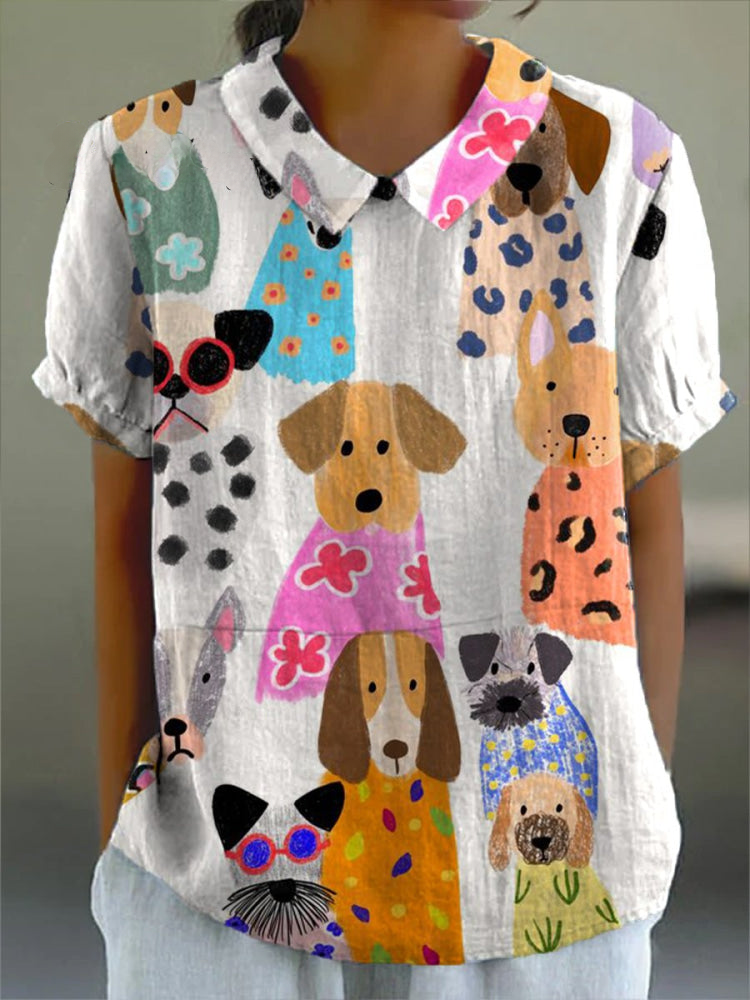 Tilly™ Dog Print Shirt