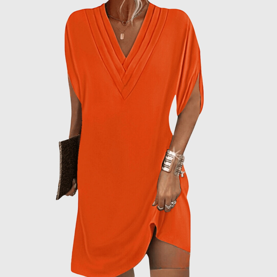Anita | Elegant and Deep-Cut Dress
