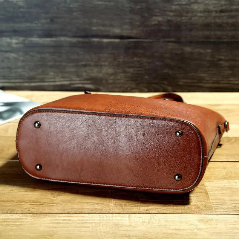 Nicole™ Vintage Leather Crossbody Bag