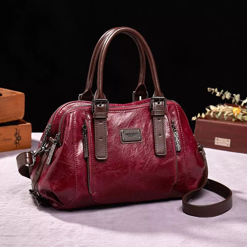 Silke™ Luxurious Vegetable Tanned Leather Bag